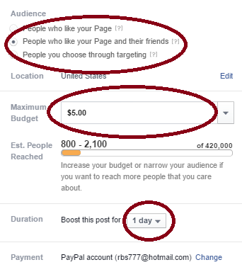 facebook advertising